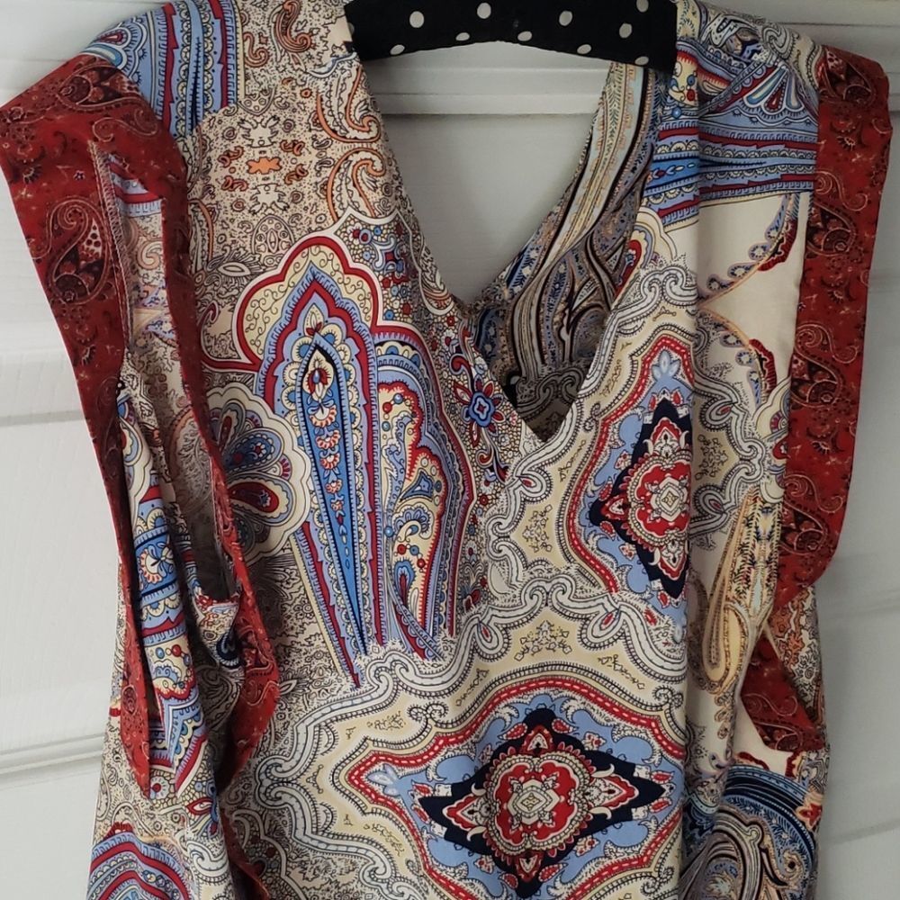 COCO + CARMEN paisley blouse